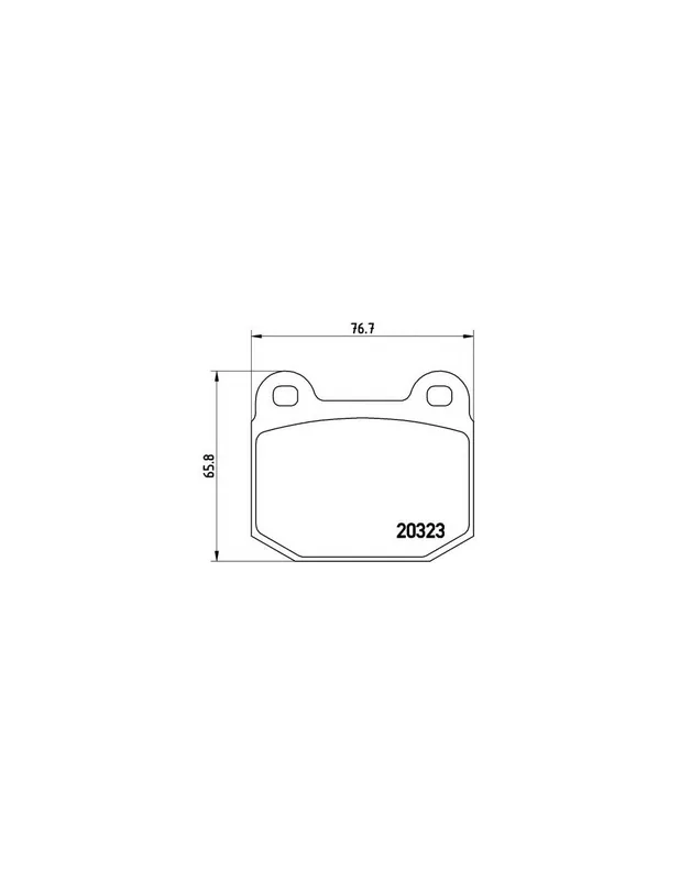 PASTILLA DE FRENO P59004 BREMBO - OPEL MANTA B CC (53_, 55_) - Eje delantero Garantía Incluida