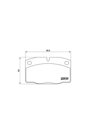 Favorito De Clientes PASTILLA DE FRENO P59005 BREMBO - OPEL KADETT E Furgón (37_, 47_) - Eje delantero