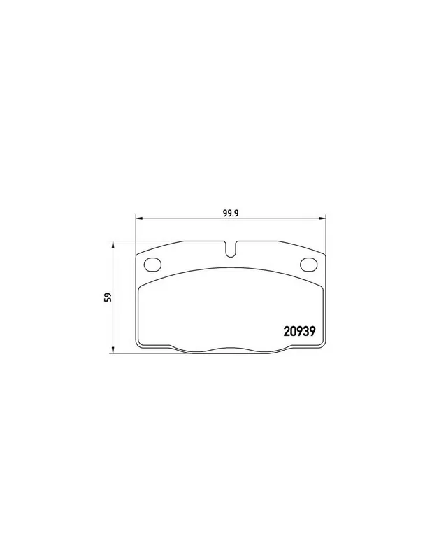 PASTILLA DE FRENO P59005 BREMBO - OPEL OMEGA A (16_, 17_, 19_) - Eje delantero Disponible Ahora