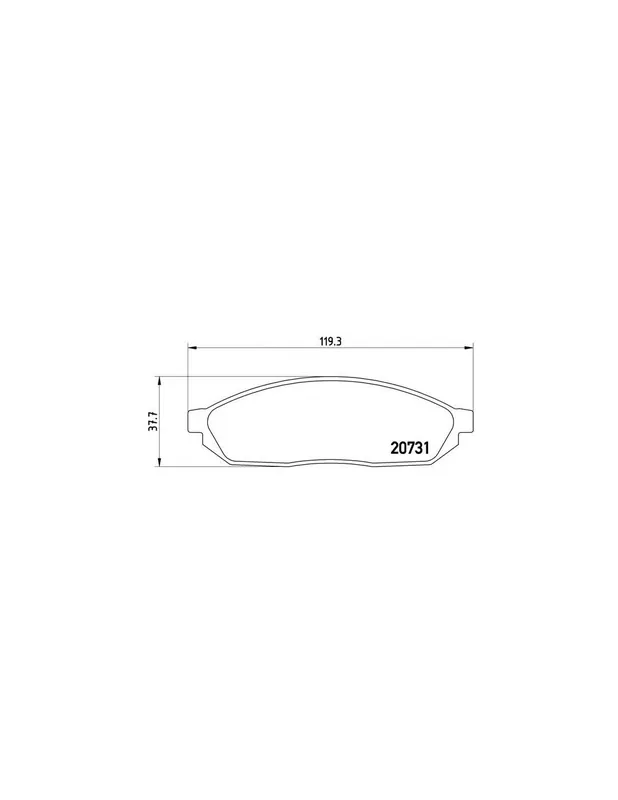 Envío Gratis PASTILLA DE FRENO P59007 BREMBO - SUZUKI ALTO (SS80) - Eje delantero