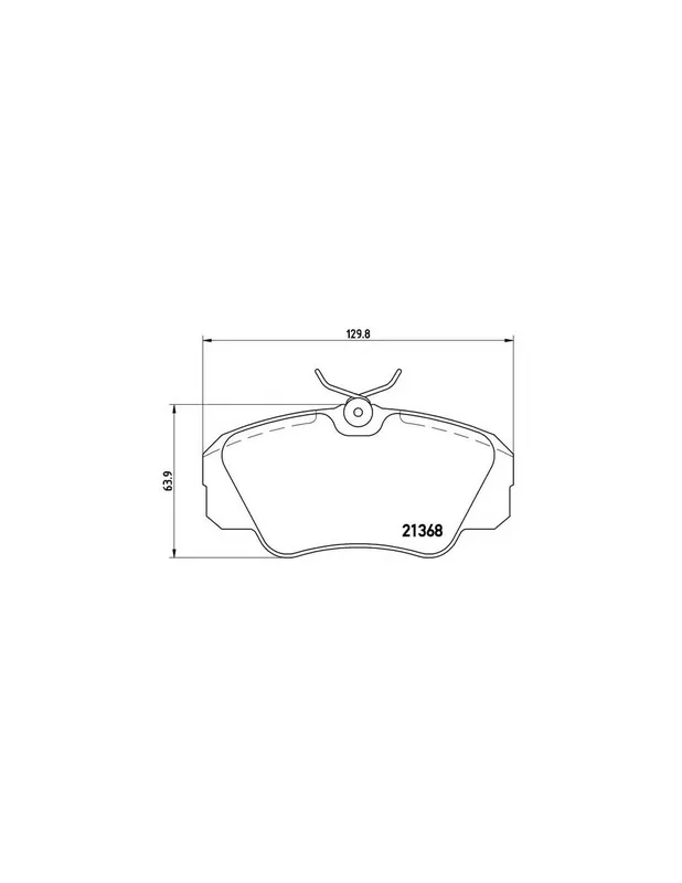Imprescindible (Must-Have) PASTILLA DE FRENO P59016 BREMBO - OPEL OMEGA B (25_, 26_, 27_) - Eje delantero