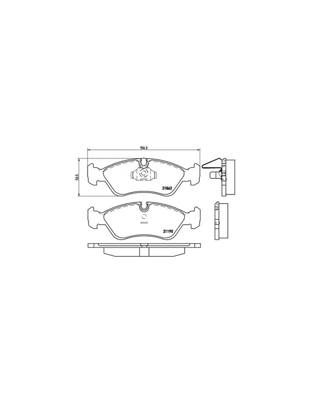 Imprescindible (Must-Have) PASTILLA DE FRENO P59017 BREMBO - OPEL VECTRA A Fastback (88_, 89_) - Eje delantero