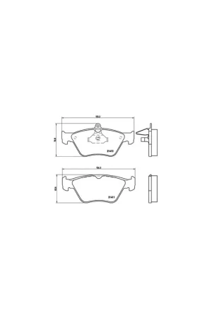 Envío Internacional PASTILLA DE FRENO P59019 BREMBO - SAAB 900 Mk II - Eje delantero