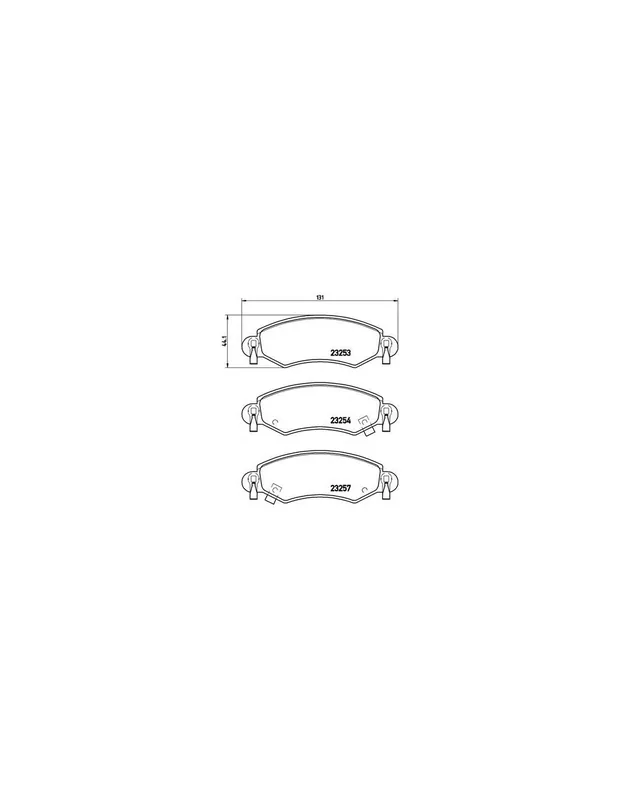 Mejor Precio PASTILLA DE FRENO P59035 BREMBO - OPEL AGILA (A) (H00) - Eje delantero