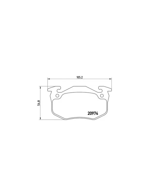 Compra Ahora PASTILLA DE FRENO P61032 BREMBO - CITROËN CHANSON (S0, S1) - Eje trasero