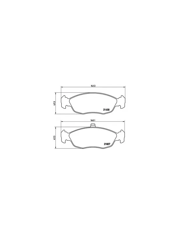 Comprar En Línea PASTILLA DE FRENO P61051 BREMBO - PEUGEOT 106 Mk II (1) - Eje delantero