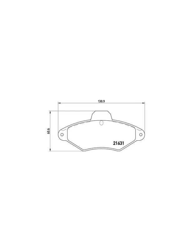 PASTILLA DE FRENO P61052 BREMBO - CITROËN XANTIA Estate (X1) - Eje delantero Barato