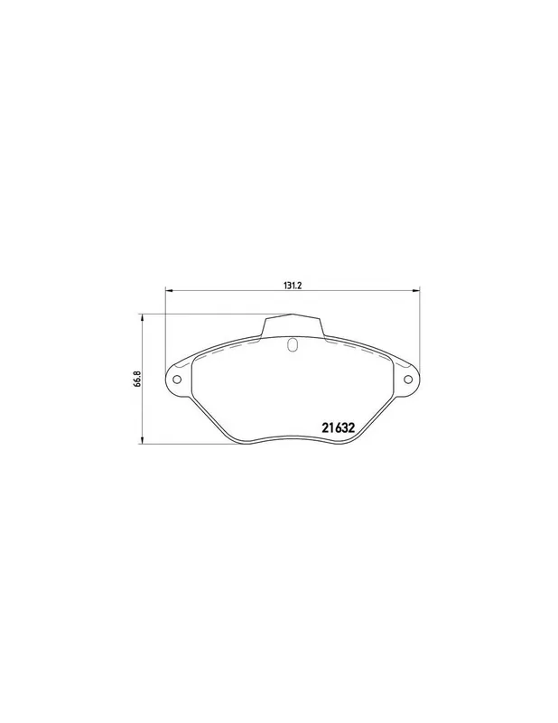 Precio Económico PASTILLA DE FRENO P61053 BREMBO - CITROËN XANTIA (X1) - Eje delantero