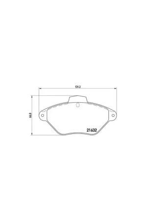A Buen Precio PASTILLA DE FRENO P61053 BREMBO - CITROËN XANTIA (X2) - Eje delantero