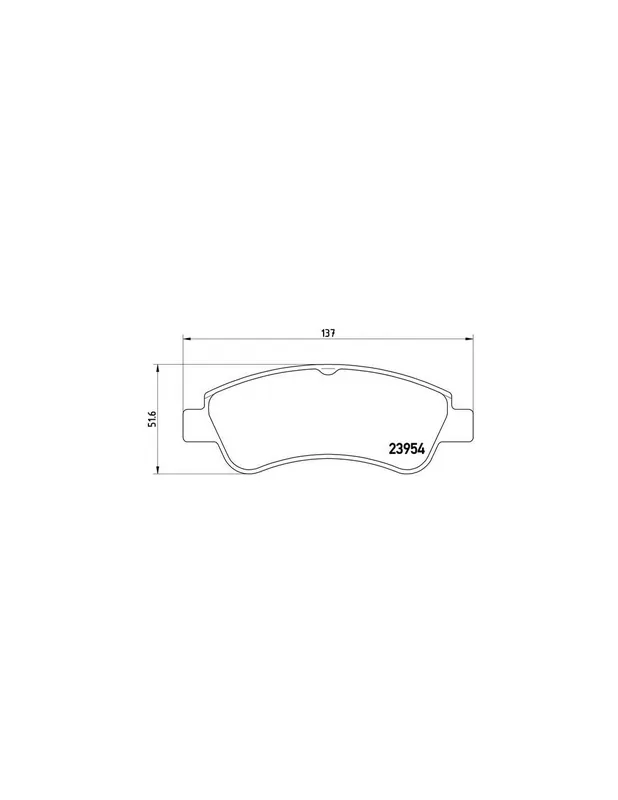 Últimas Unidades PASTILLA DE FRENO P61066 BREMBO - PEUGEOT 207 SW Ranchera familiar (WK_) - Eje delantero
