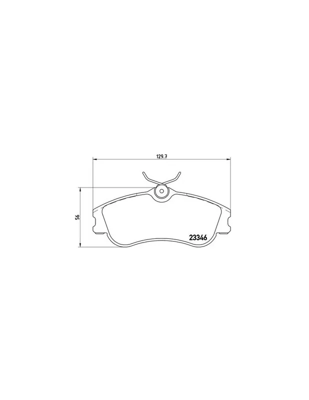 Profesional PASTILLA DE FRENO P61069 BREMBO - PEUGEOT RANCH Furgón (5) - Eje delantero