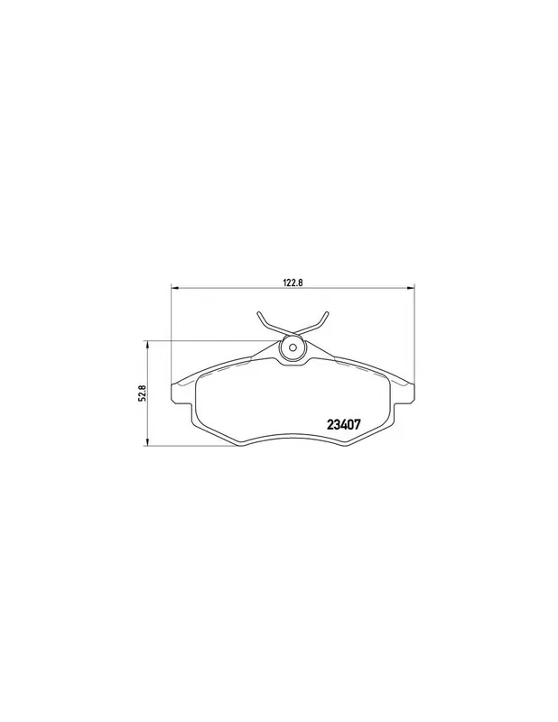 PASTILLA DE FRENO P61074 BREMBO - CITROËN C3 I (FC_) - Eje delantero Gran Oferta