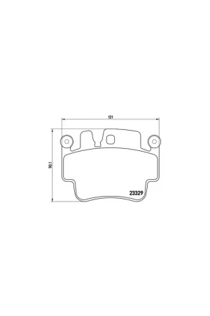 PASTILLA DE FRENO P 65 009 BREMBO - PORSCHE 911 (997) - Eje delantero - Eje trasero Venta Final