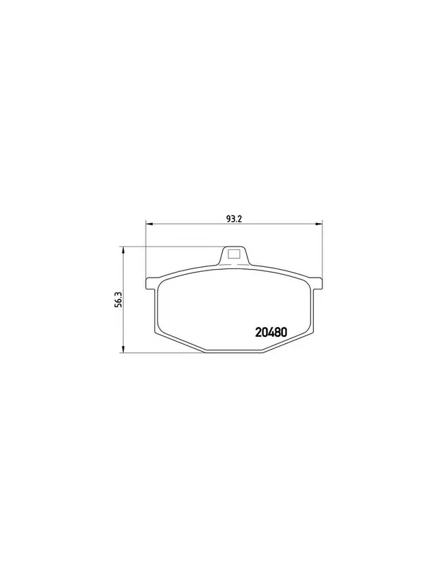 Oferta PASTILLA DE FRENO P68005 BREMBO - RENAULT 4 Ranchera familiar (112_) - Eje delantero