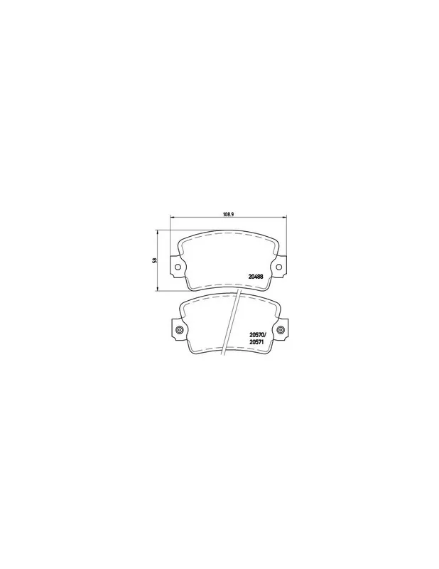 PASTILLA DE FRENO P68007 BREMBO - RENAULT TRAFIC Autobús (T5, T6, T7) - Eje delantero Precio Bajo