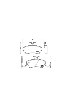 Edición Limitada PASTILLA DE FRENO P68019 BREMBO - RENAULT ESPACE Mk II (J/S63_) - Eje delantero
