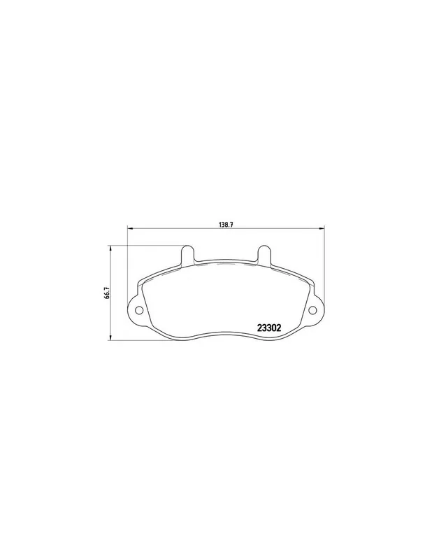Compra Hoy PASTILLA DE FRENO P68025 BREMBO - OPEL MOVANO Caja/Chasis (U9, E9) - Eje delantero