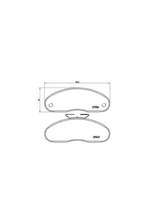 Gran Oferta PASTILLA DE FRENO P68013 BREMBO - NISSAN TRADE Caja/Chasis - Eje delantero
