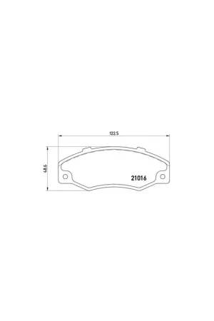 Bestseller PASTILLA DE FRENO P68016 BREMBO - RENAULT 21 Furgón (S48_) - Eje delantero