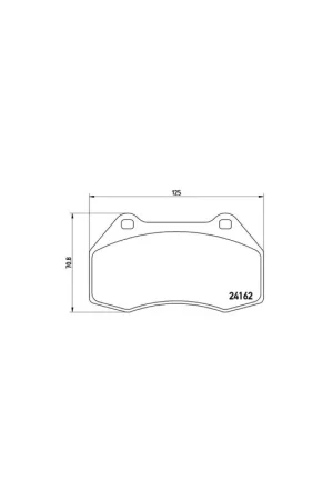 Rebajas PASTILLA DE FRENO P68036 BREMBO - RENAULT MEGANE CC (EZ0/1_) - Eje delantero