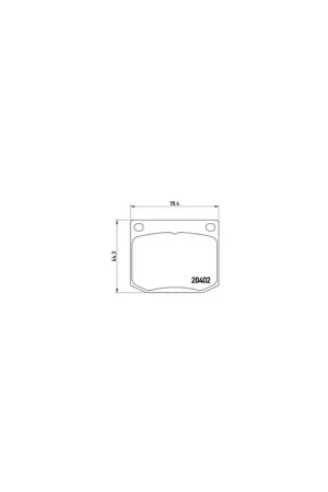 Envío Inmediato PASTILLA DE FRENO P71002 BREMBO - SAAB 900 (AC4, AM4) - Eje delantero