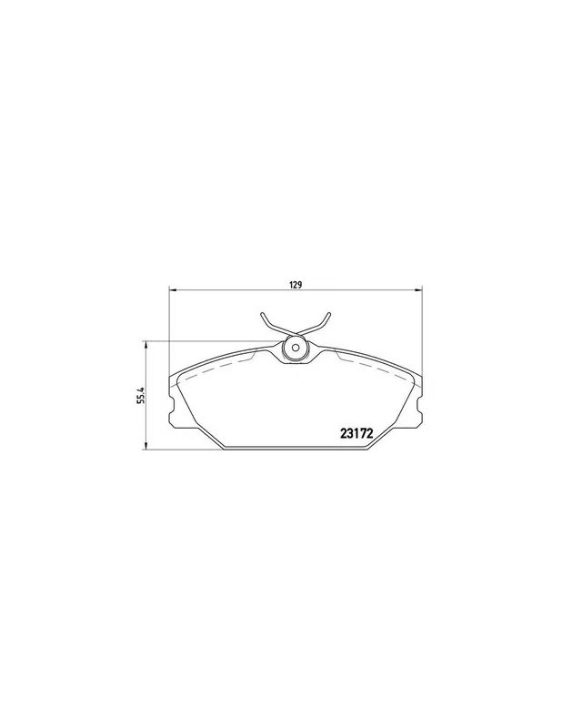 Exclusivo PASTILLA DE FRENO P68027 BREMBO - RENAULT MEGANE I Break (KA0/1_) - Eje delantero