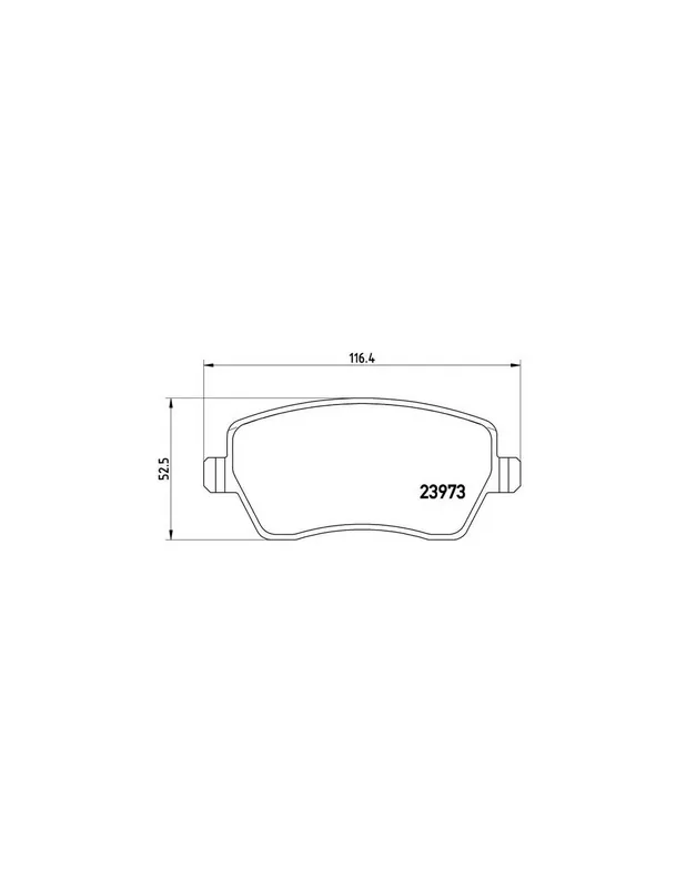 Imprescindible (Must-Have) PASTILLA DE FRENO P68033 BREMBO - RENAULT MODUS / GRAND MODUS (F/JP0_) - Eje delantero