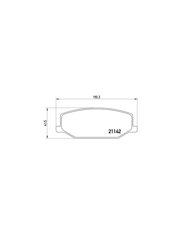 Oferta De Temporada PASTILLA DE FRENO P79001 BREMBO - SUZUKI JIMNY (SJ) - Eje delantero