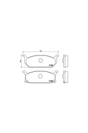 Gran Oferta PASTILLA DE FRENO P79003 BREMBO - SUZUKI SIERRA Todo terreno, abierta - Eje delantero