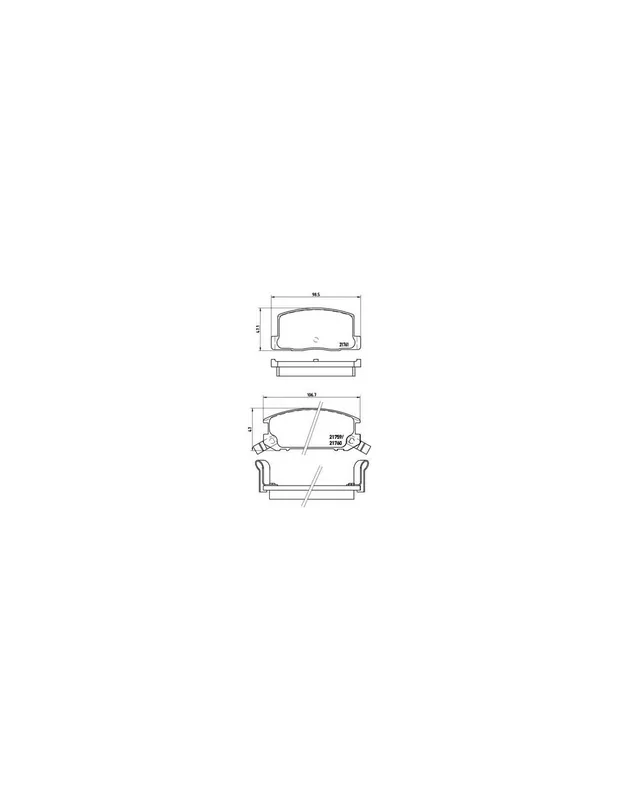 Compra Ahora PASTILLA DE FRENO P83019 BREMBO - TOYOTA MR III (ZZW3_) - Eje trasero