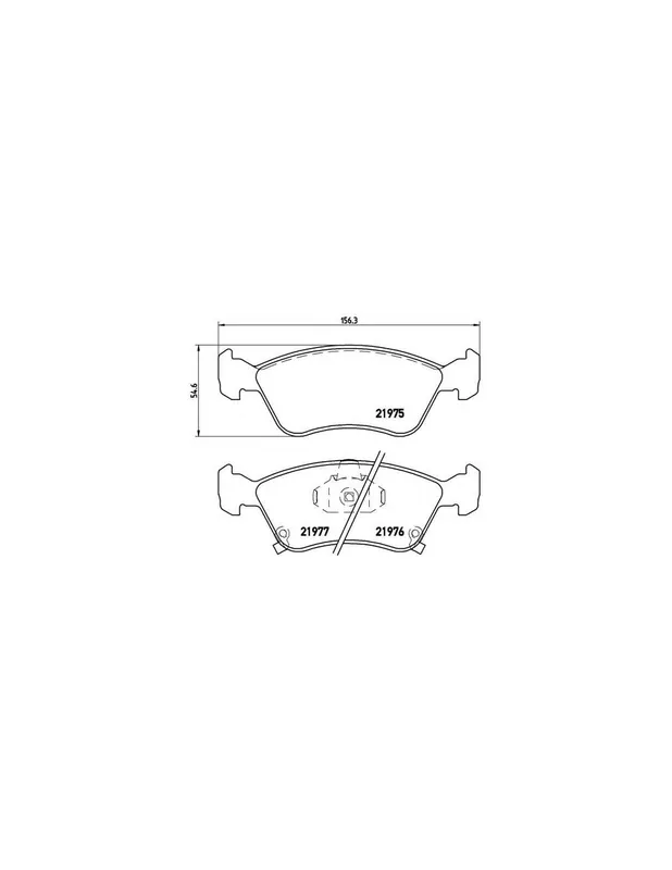 PASTILLA DE FRENO P83041 BREMBO - TOYOTA AVENSIS Liftback (_T22_) - Eje delantero Tendencia