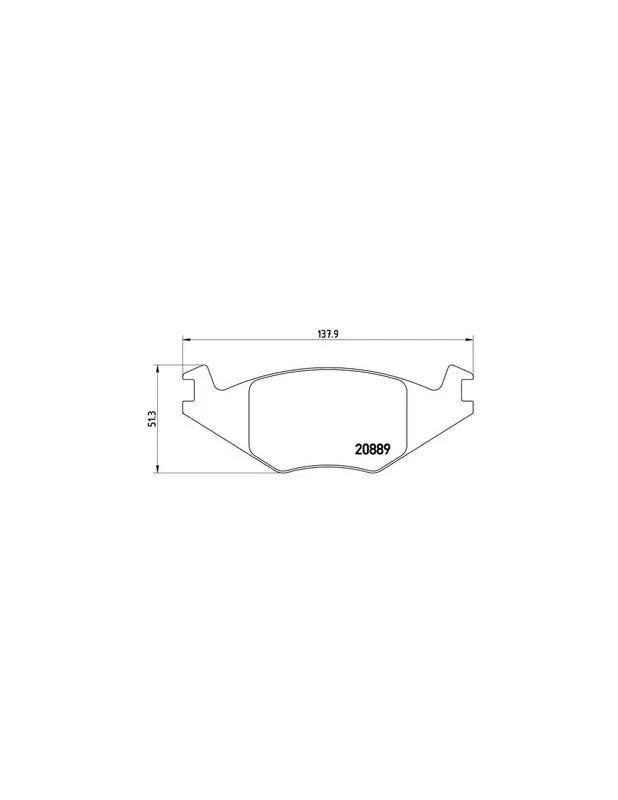 Entrega Rápida PASTILLA DE FRENO P85019 BREMBO - VW GOLF Mk II (19E, 1G1) - Eje delantero