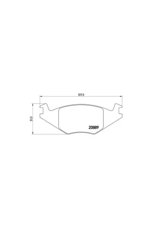 Bestseller PASTILLA DE FRENO P85019 BREMBO - VW POLO Coupé (86C, 80) - Eje delantero