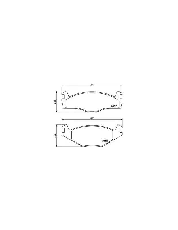 Rebajas PASTILLA DE FRENO P85024 BREMBO - SEAT CORDOBA Sedán (6K1, 6K2) - Eje delantero