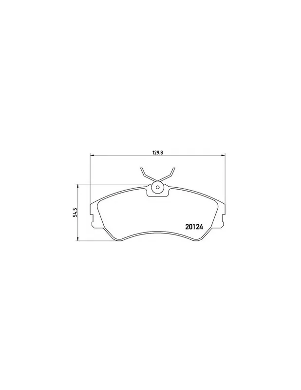PASTILLA DE FRENO P85028 BREMBO - VW TRANSPORTER / CARAVELLE Mk IV Autobús (70XB, 70XC, 7DB, 7DW) - Eje delantero Promoción Exclusiva