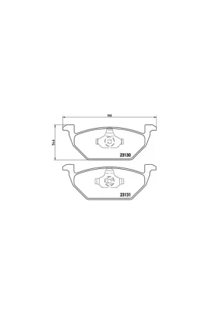 Súper Precio PASTILLA DE FRENO P85041 BREMBO - SKODA FABIA - Eje delantero