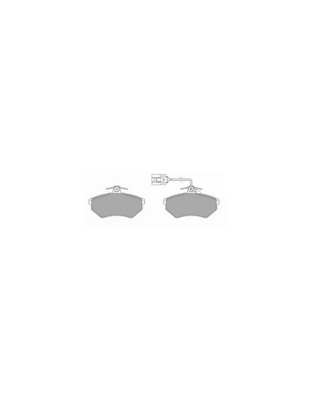 PASTILLA DE FRENO P85033 BREMBO - VW GOLF Mk III Descapotable (1E7) - Eje delantero Precio Reducido