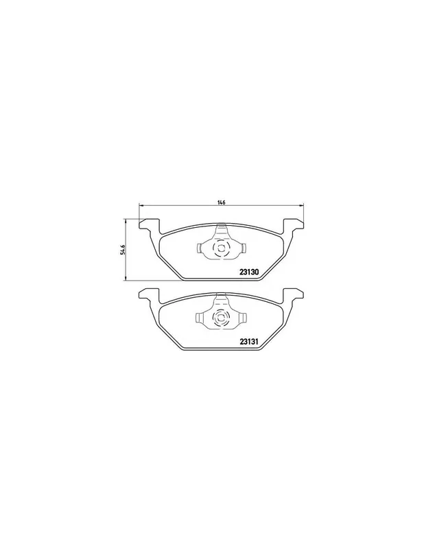 Precio De Fábrica PASTILLA DE FRENO P85041 BREMBO - SKODA FABIA (6Y2) - Eje delantero