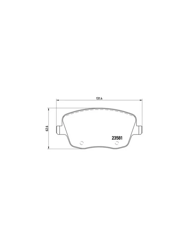PASTILLA DE FRENO P85057 BREMBO - SKODA FABIA Combi (6Y5) - Eje delantero Precio De Oferta