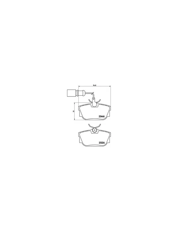Pago Seguro PASTILLA DE FRENO P85059 BREMBO - FORD GALAXY (WGR) - Eje trasero