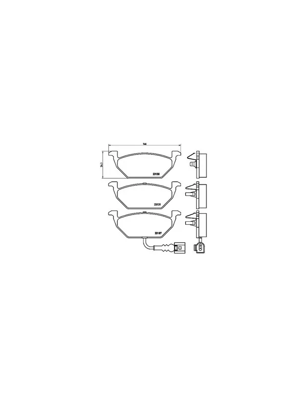 PASTILLA DE FRENO P85072 BREMBO - SKODA ROOMSTER Praktik (5J) - Eje delantero Pedido Al Por Mayor
