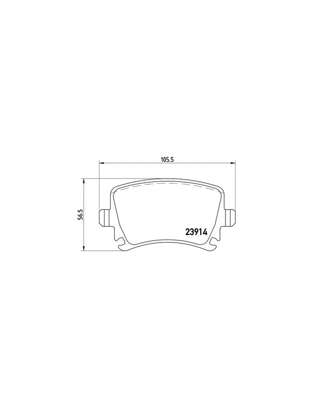 Envío Inmediato PASTILLA DE FRENO P85073 BREMBO - AUDI A6 Avant (4F5, C6) - Eje trasero