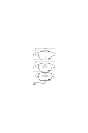 PASTILLA DE FRENO P85075 BREMBO - VW VENTO III (1K2) - Eje delantero No Te Lo Pierdas