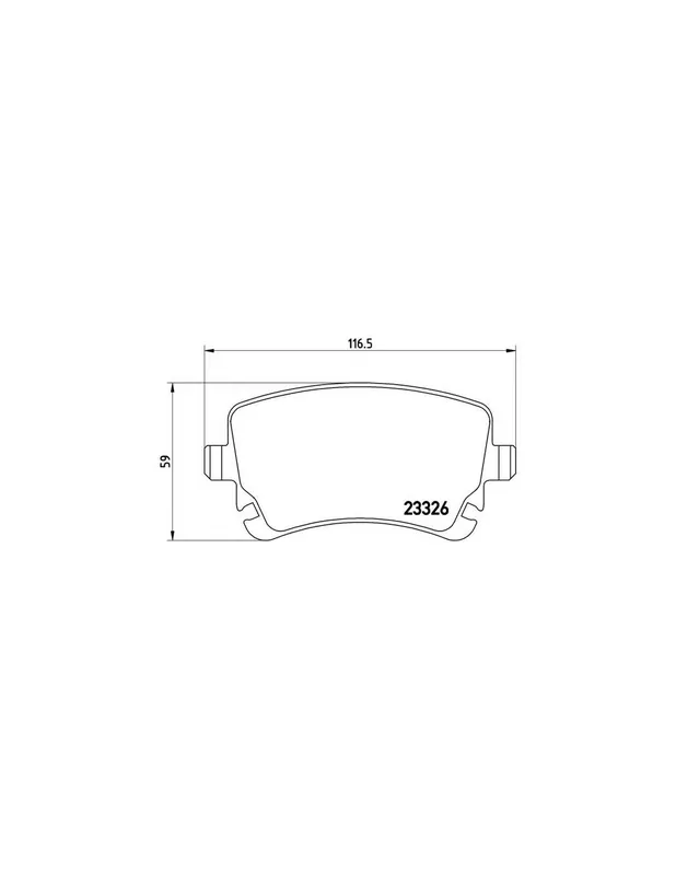Hecho A Mano PASTILLA DE FRENO P 85 076 BREMBO - VW TRANSPORTER Mk V Caja/Chasis (7JD, 7JE, 7JL, 7JY, 7JZ, 7FD, - Eje trasero