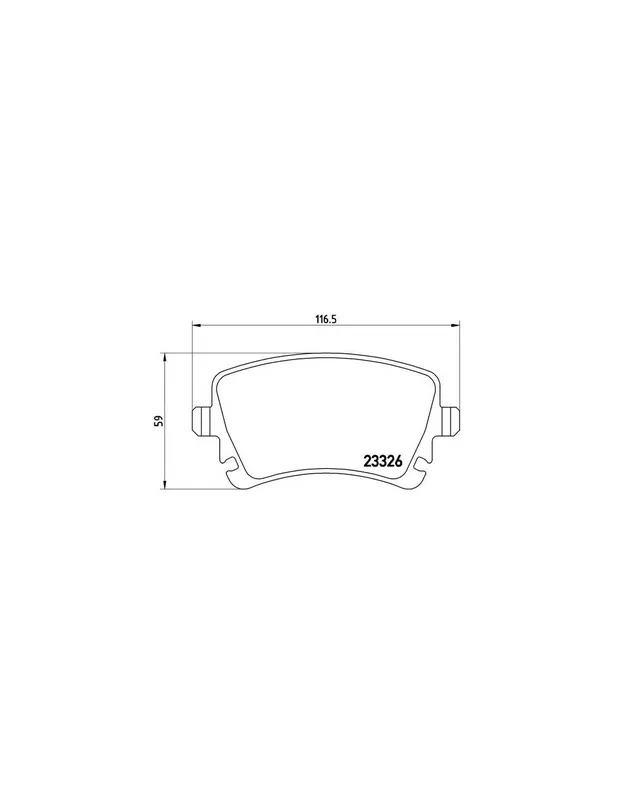 Garantía Incluida PASTILLA DE FRENO P 85 083 BREMBO - VW KOMBI / CARAVELLE VI Autobús (SGB, SGG, SGJ) - Eje trasero
