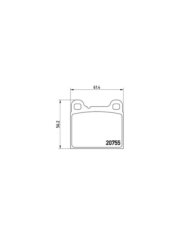 Bestseller PASTILLA DE FRENO P86002 BREMBO - VOLVO 960 (964) - Eje trasero
