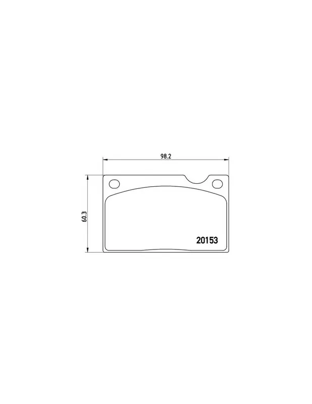 Alta Calidad PASTILLA DE FRENO P86003 BREMBO - VOLVO 240 Sedán (P242, P244) - Eje delantero