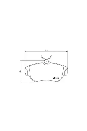 Oferta Flash PASTILLA DE FRENO P86007 BREMBO - VOLVO 960 Mk II (964) - Eje delantero