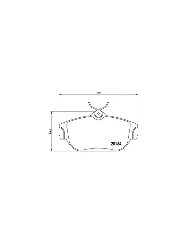 Edición Limitada PASTILLA DE FRENO P86007 BREMBO - VOLVO V90 Ranchera familiar - Eje delantero