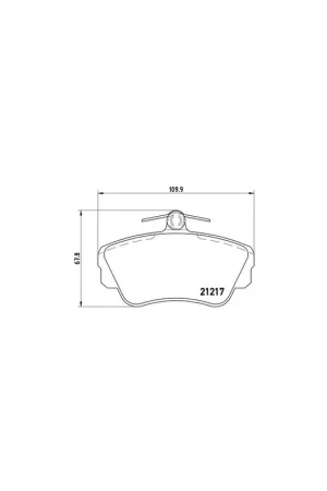 Tendencia PASTILLA DE FRENO P86010 BREMBO - VOLVO 440 K (445) - Eje delantero